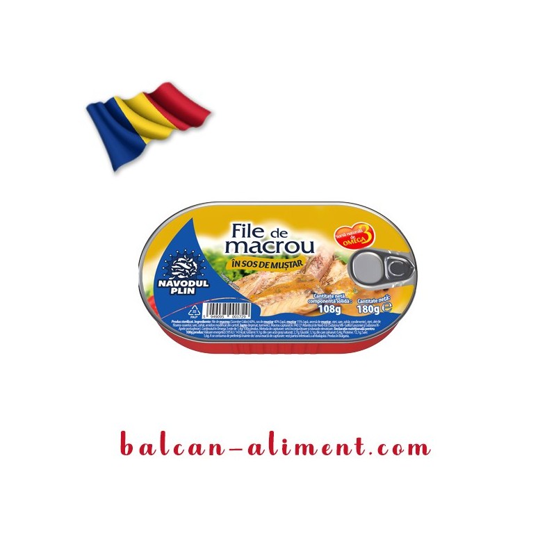 NAVODUL FILE MACROU SOS MUSTAR 180 G