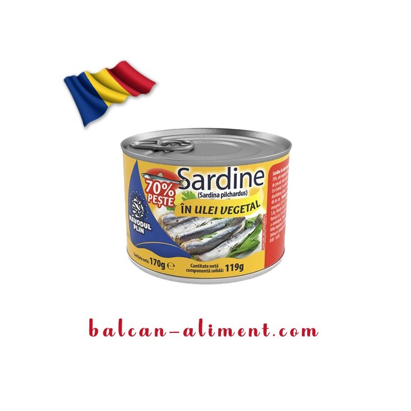 NAVODUL SARDINE IN ULEI 170 G