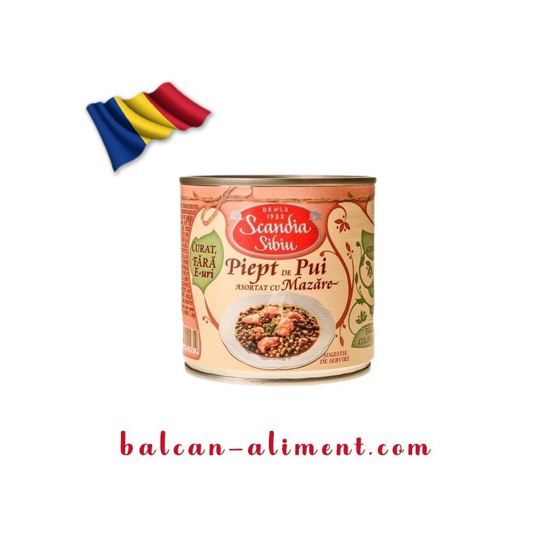 SCANDIA PIEPT DE PUI CU MAZARE 400GR