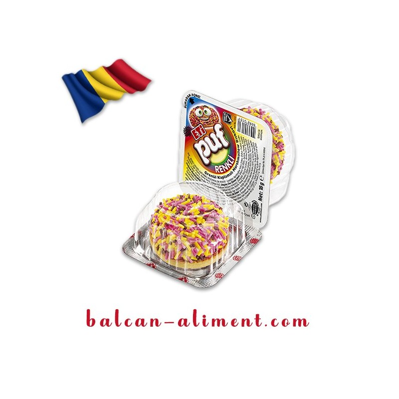 ETI PUF BISCUIT SPUMA COLOR 18GR