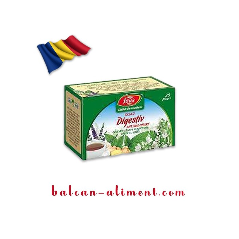 FARES CEAI DIGESTIV ANTIBALONARE 20 PLICURI
