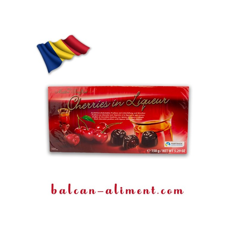 MAITRE PRALINE INIMA CHERRY & LICHIOR 140 GR