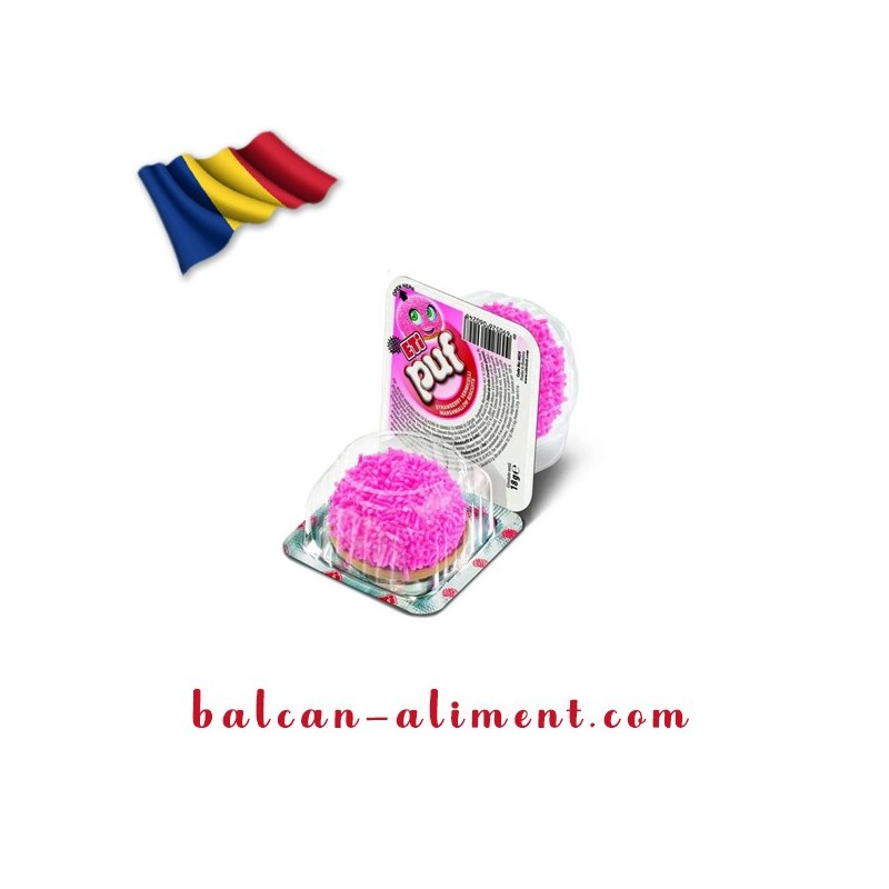 ETI PUF BISCUIT SPUMA CAPSUNI 18GR