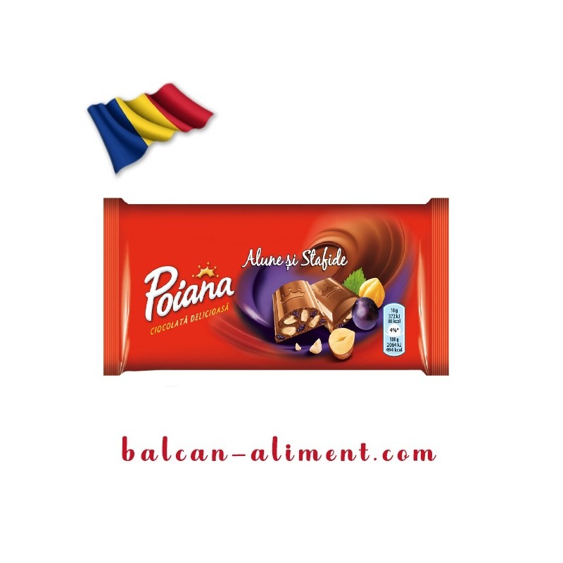 POIANA CIOCOLATA ALUNE & STAFIDE 90 GR (22)