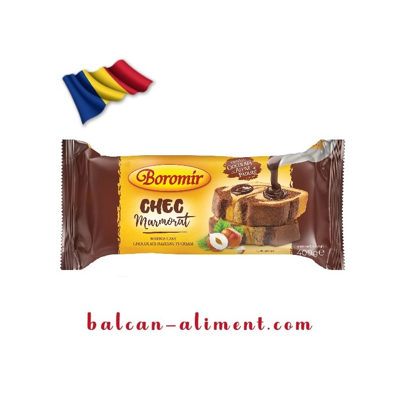 BOROMIR CHEC MARMORAT CIOCOLATA ALUNE 400 GR (10)