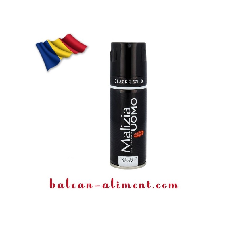 DEO MALIZIA BLACK & WILD SPRAY 150 ML