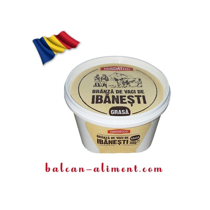 IBANESTI BRANZA DE VACI GRASA 32% 450GR CASEOLA 