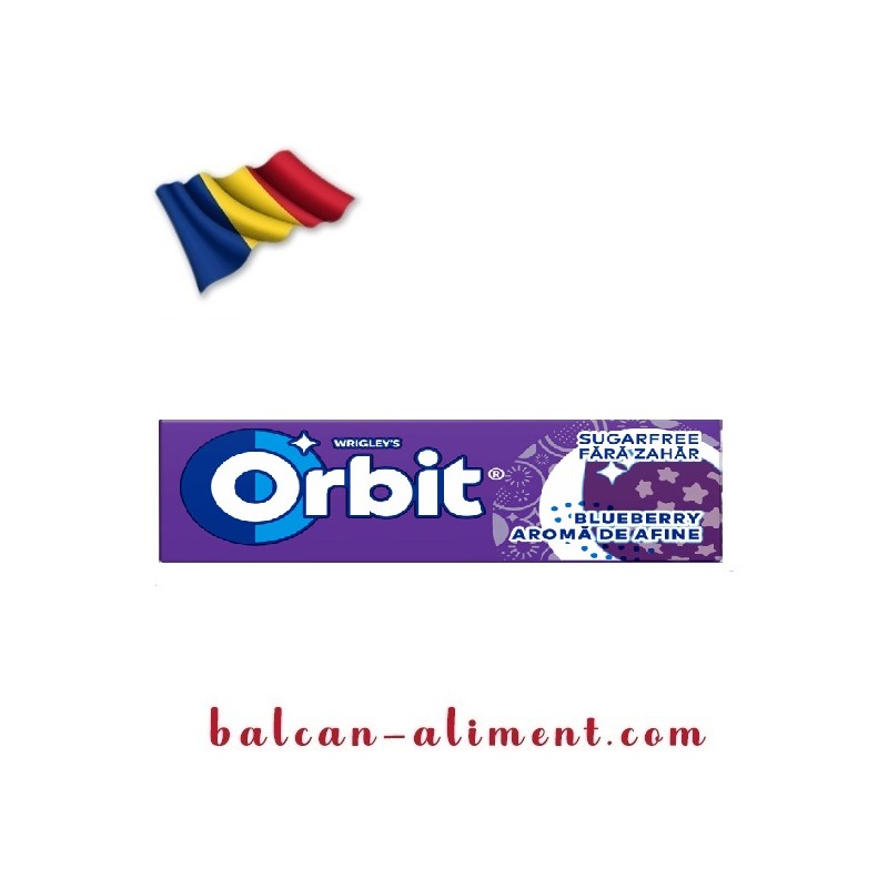 ORBIT GUMA AFINE FARA ZAHAR 14G