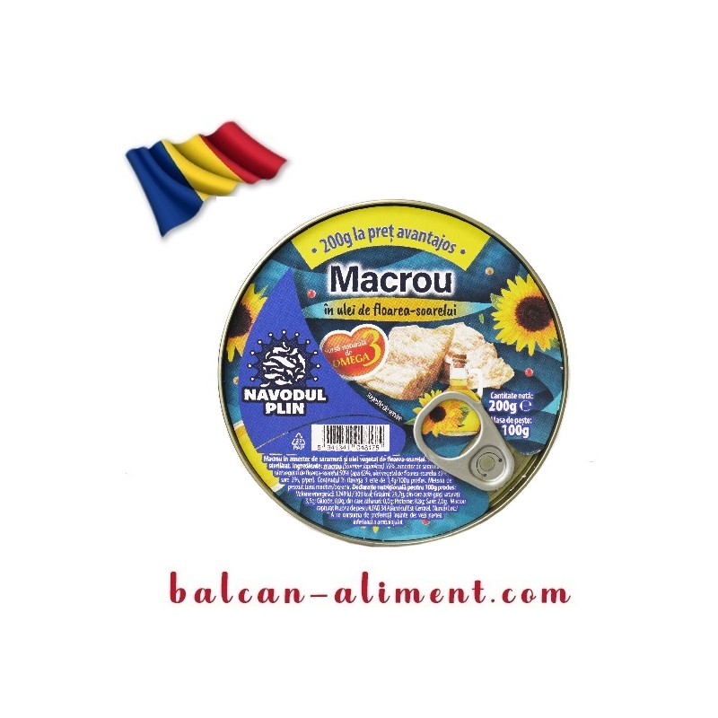 NAVODUL MACROU IN ULEI 200 G