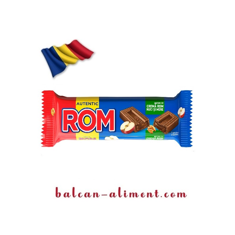 ROM BATON CREMA ROM, NUCI SI MERE 43 G