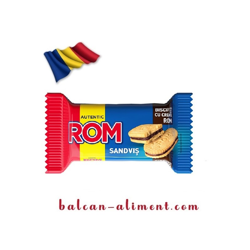 ROM SANDVIS VANILIE SI CREMA ROM 36 G 56/BAX