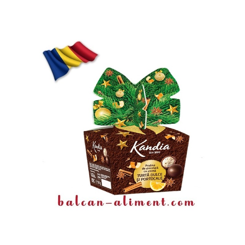KANDIA PRALINE TURTA DULCE PORTOCALE 110 G
