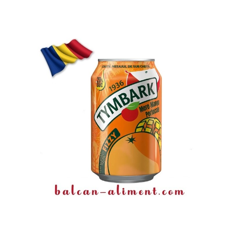 TYMBARK FIZZY MANGO PORTOCALE 0.33L 