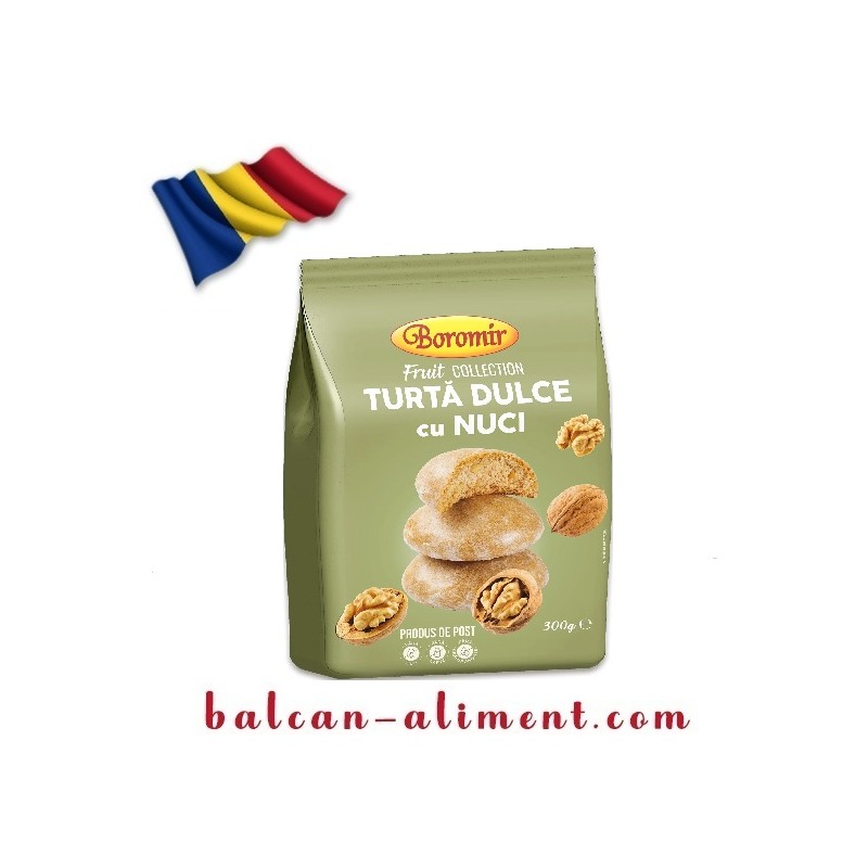 BOROMIR TURTA DULCE CU NUCI 300 G (12)