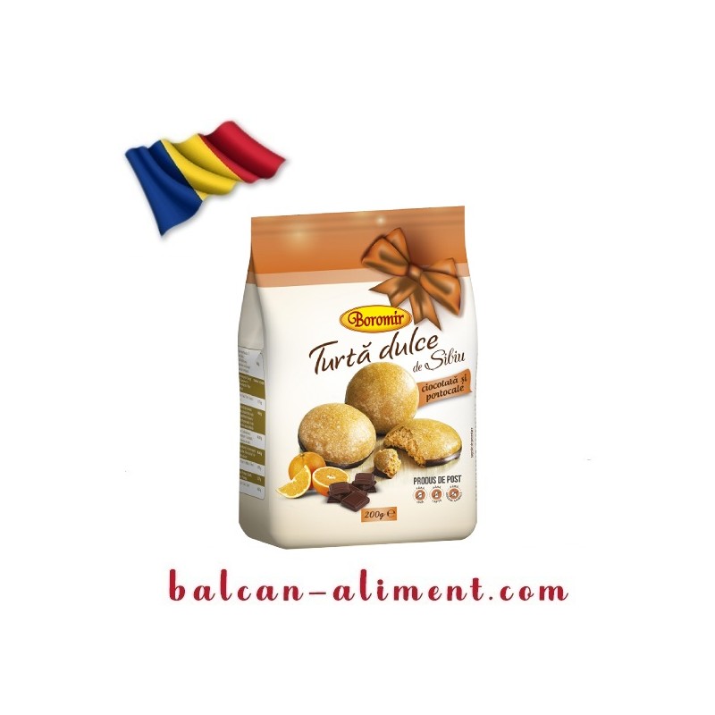 BOROMIR TURTA DULCE PORTOCALE SI CIOCO 200 G