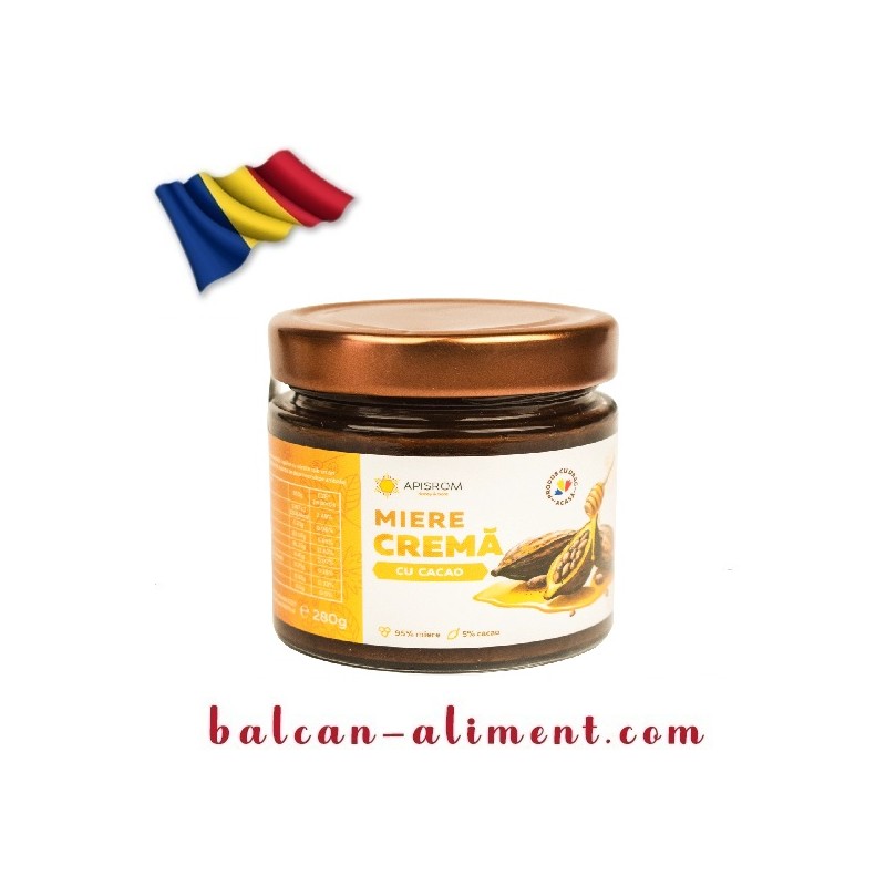 APISROM MIERE CREMA CU CACAO 280 G (6)