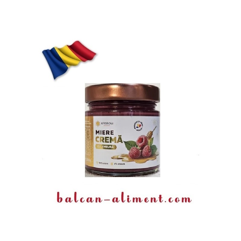 APISROM MIERE CREMA CU ZMEURA 280 G (6)