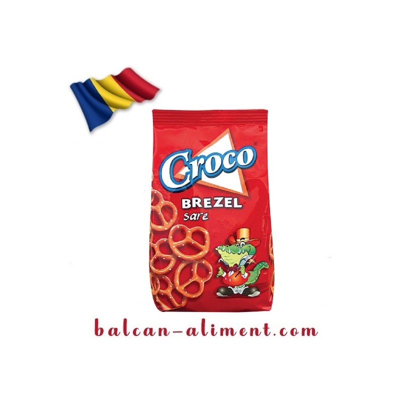 CROCO BREZEL SARE 80 G 14/BAX