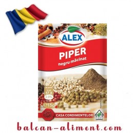 ALEX PIPER NEGRU MACINAT 15...