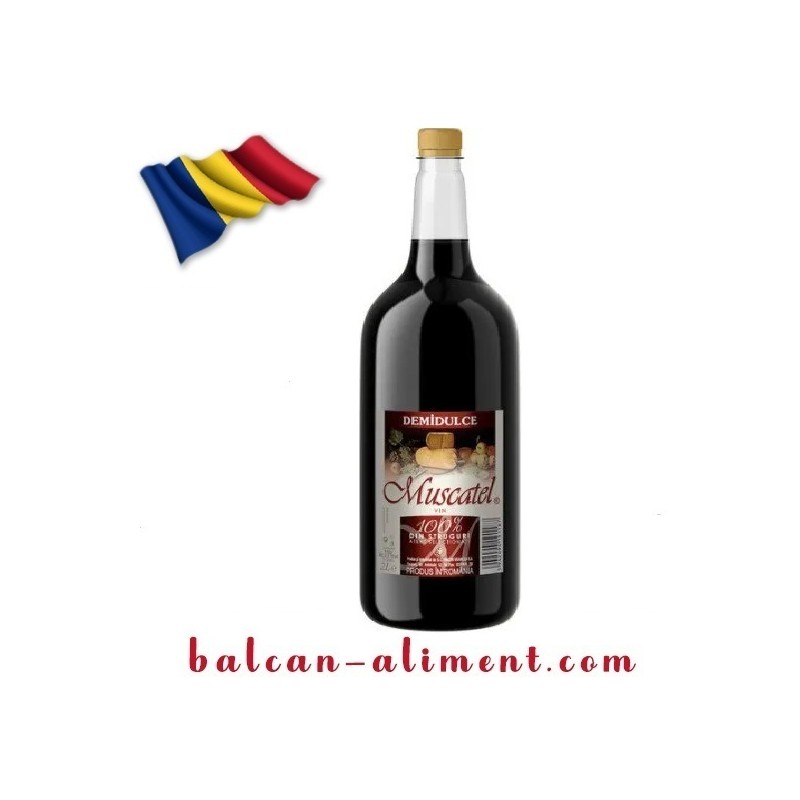 VIN MUSCATEL ROSU 2 L
