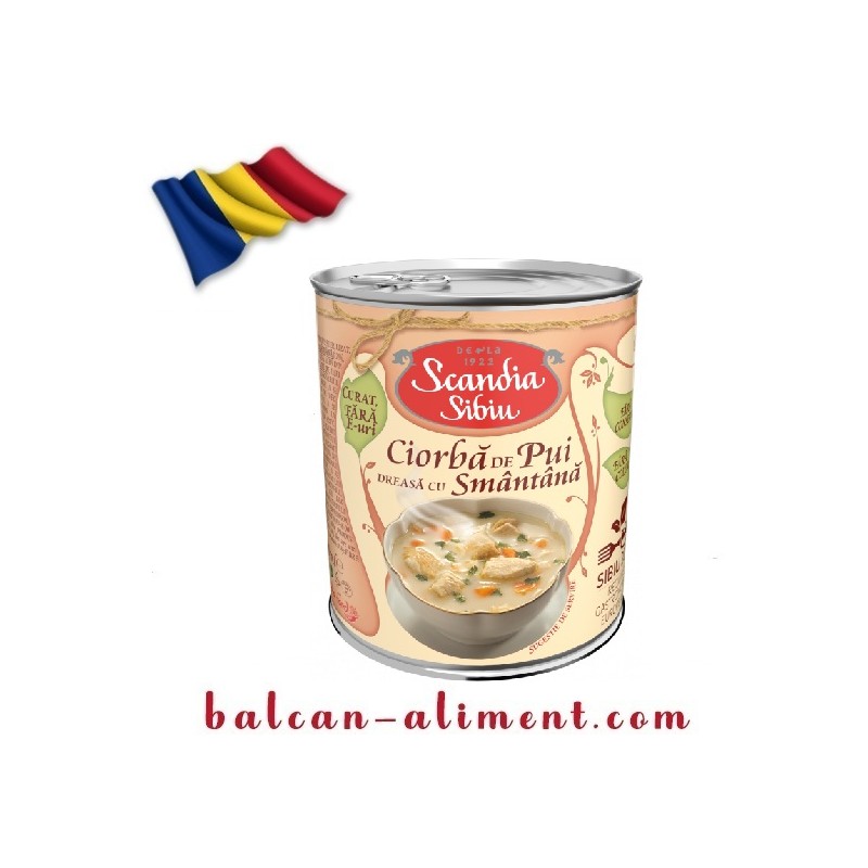 SCANDIA CIORBA DE PUI CU SMANTANA 400 GR