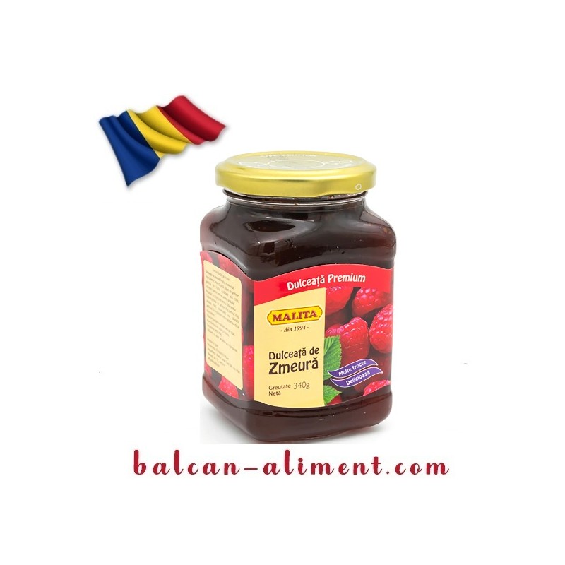 MALITA DULCEATA ZMEURA 340 GR 
