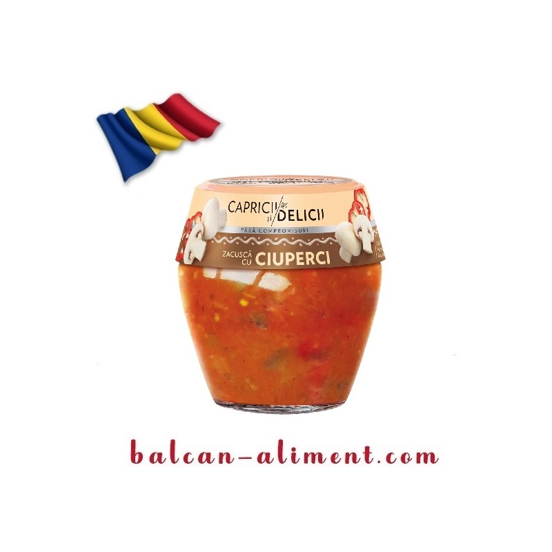 CAPRICII ZACUSCA CIUPERCI 550 GR