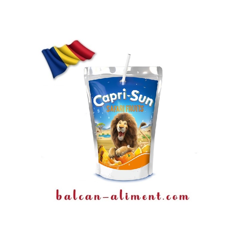 CAPRI SUC SAFARI FRUITS 200 ML (10)