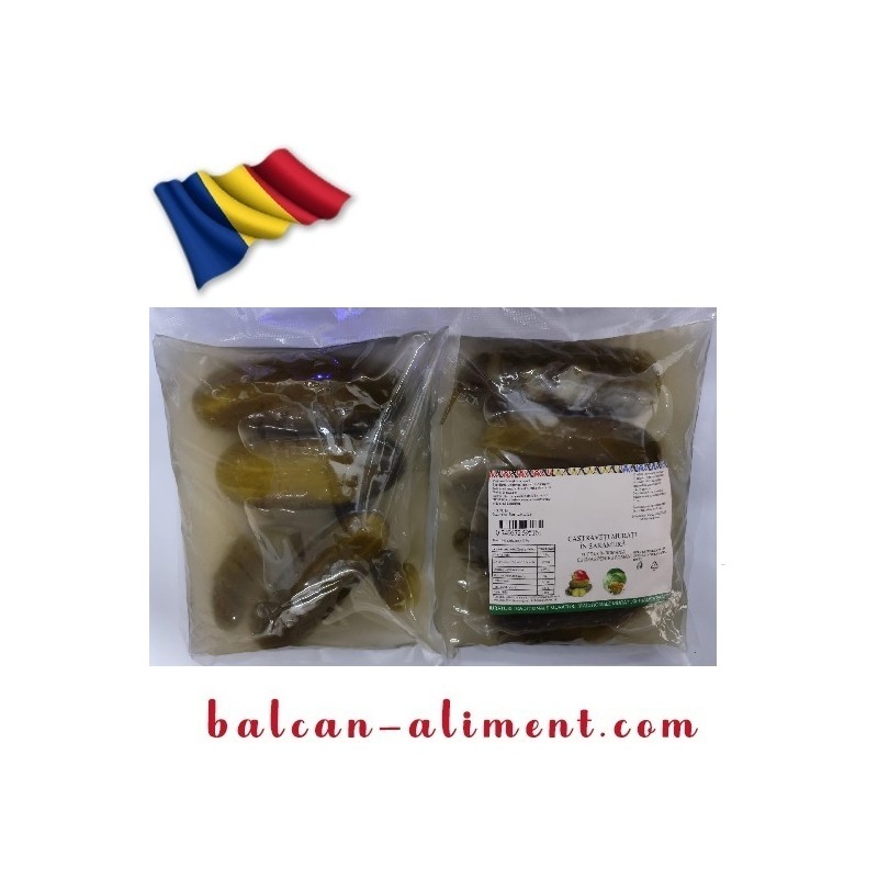 CASTRAVETI MURATI IN SARAMURA PUNGA 700 GR 