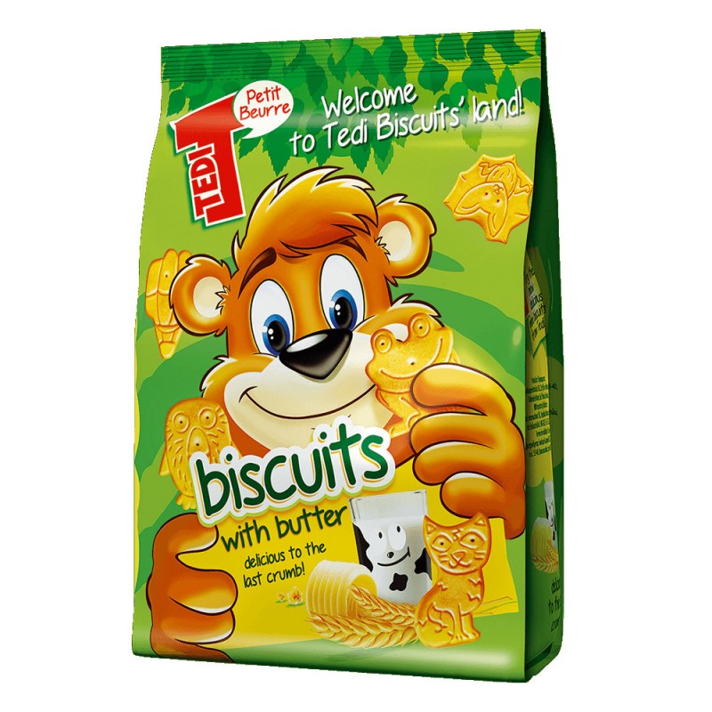 TEDI BISCUITI CU UNT 100 GR 