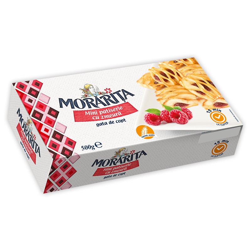 MORARITA MINI PATISERIE ZMEURA 500 GR CONGELATE