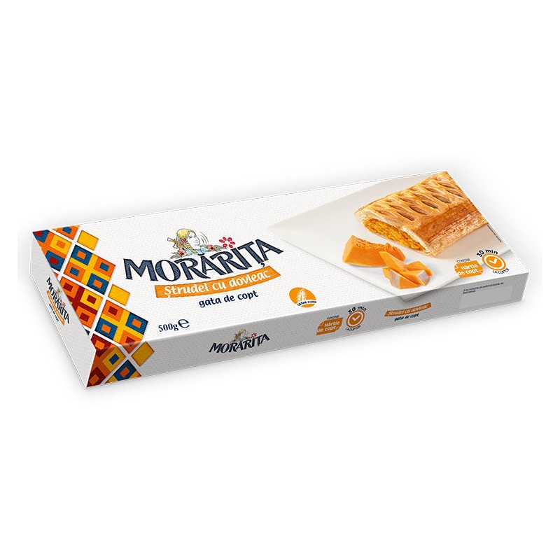 MORARITA STRUDEL DOVLEAC 500 GR CONGELAT 