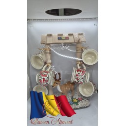 SET SASE CANI CERAMICA CU...