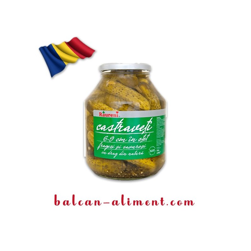 RAURENI CASTRAVETI IN OTET 9-12CM 1600GR