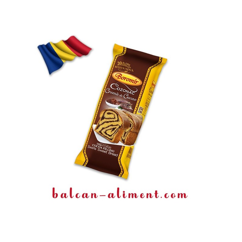 BOROMIR COZONAC CREMA CACAO 450 GR