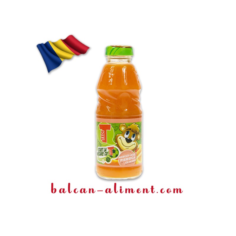 TEDI SUC MORCOV-PIERSICA-MAR 300ML