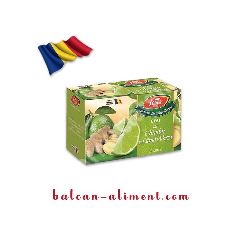 FARES CEAI GHIMBIR SI LAMAI VERZI 20 PLICURI