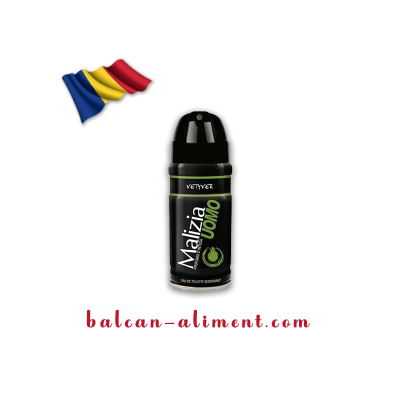 DEO MALIZIA VETIVER SPRAY 150 ML