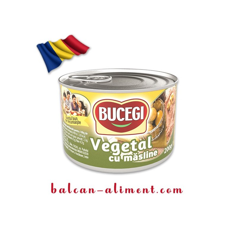 BUCEGI PATE VEGETAL MASLINE 200 GR