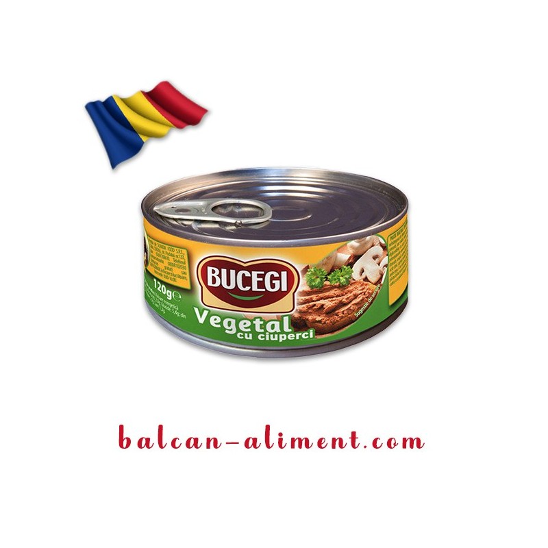 BUCEGI PATE VEGETAL CIUPERCI 120 GR