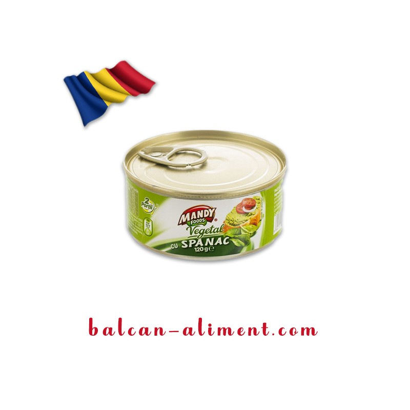 MANDY PATE VEGETAL CU SPANAC 120 GR