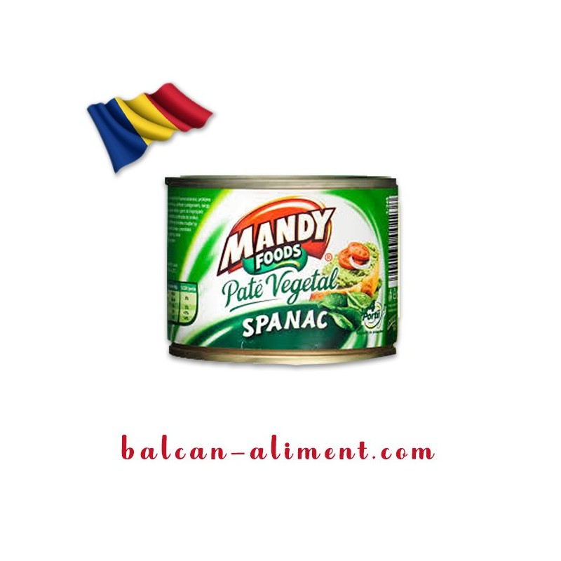 MANDY PATE VEGETAL SPANAC 200 GR
