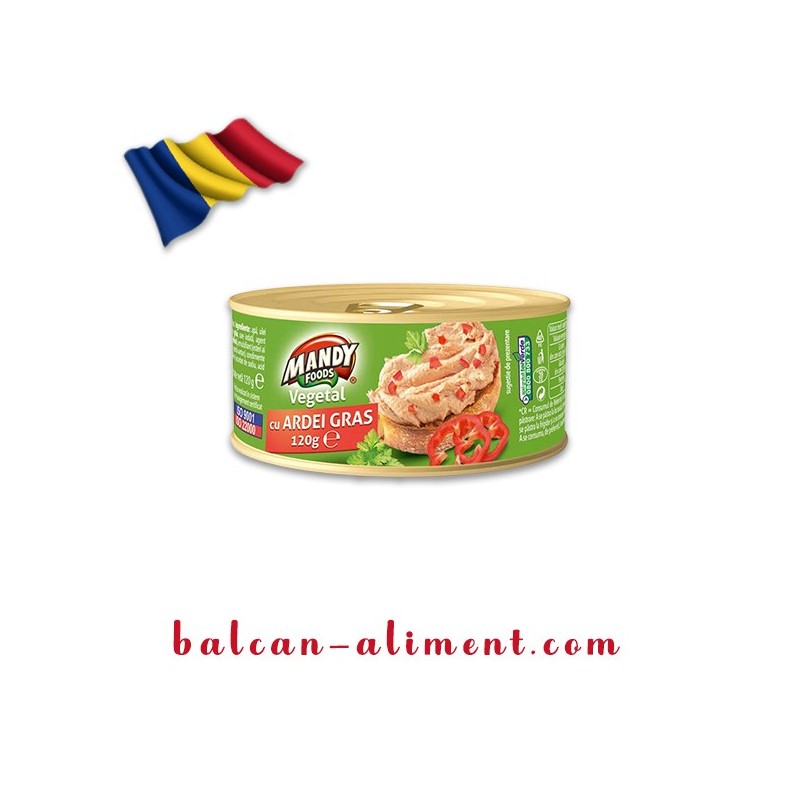 MANDY PATE VEGETAL CU ARDEI 120GR