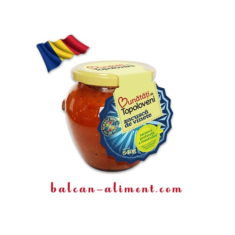 TOPOLOVENI ZACUSCA VINETE 540 GR