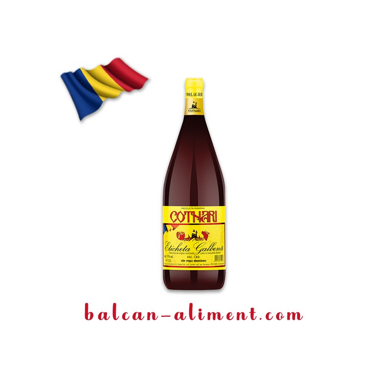 COTNARI ETICHETA GALBENA ROSU DD 1,5 L 