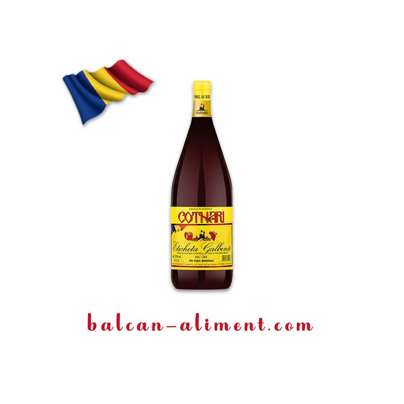 COTNARI ETICHETA GALBENA ROSU DS 1,5 L 
